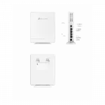 Точка доступу TP-LINK EAP650-Desktop  AX3000, 4xGE LAN, 1, FXS-port, PoE, Passive PoE