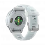 Смарт-годинник Garmin Forerunner 570 42мм Cloud Blue Aluminum з Translucent Whitestone/Cloud Blue білим силіконовим ремінцем
