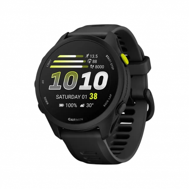 Смарт-годинник Garmin Forerunner 70 Black з чорним ремінцем