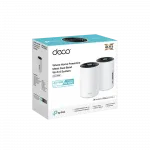 Система WiFi-Mesh TP-LINK Deco PX10 AX1500, 3xGE LAN/WAN, 2 мод, Powerline AV1000