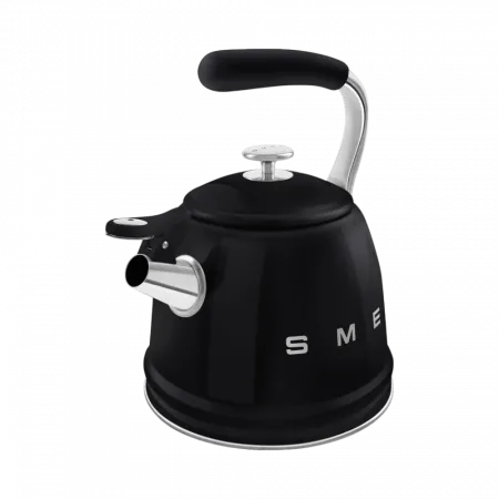 Чайник зі свистком Smeg (Black)