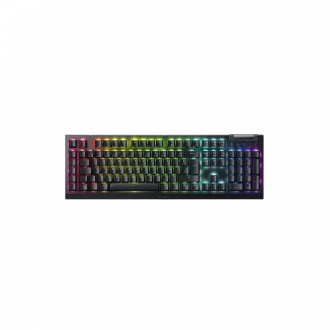 Клавіатура механічна Razer BlackWidow V4 X 110key, Green Switch, USB-A, EN/RU, RGB, чорний