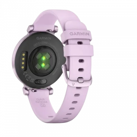 Смарт-годинник Garmin Lily 2 Sport Metallic Lilac з Lilac бузковим силіконовим ремінцем