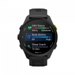 Смарт-годинник Garmin Forerunner 70 Black з чорним ремінцем