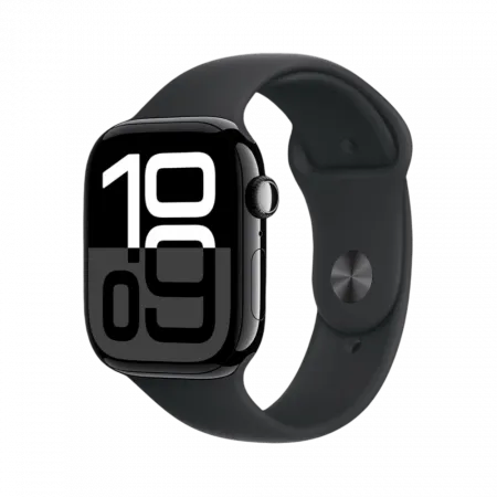 б/у Apple Watch Series 10 GPS 42mm Jet Black Aluminum Case with Black Sport Band - M/L