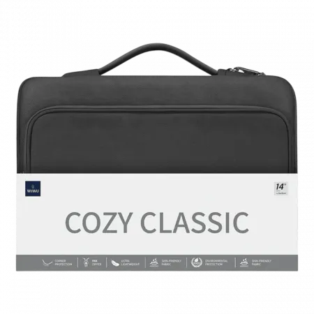 Сумка для ноутбука WIWU Cozy Classic MacBook 14 Black