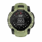 Смарт-годинник Garmin Instinct 3 50 мм, AMOLED Fern Green зелений з Fern Green зеленим силіконовим ремінцем
