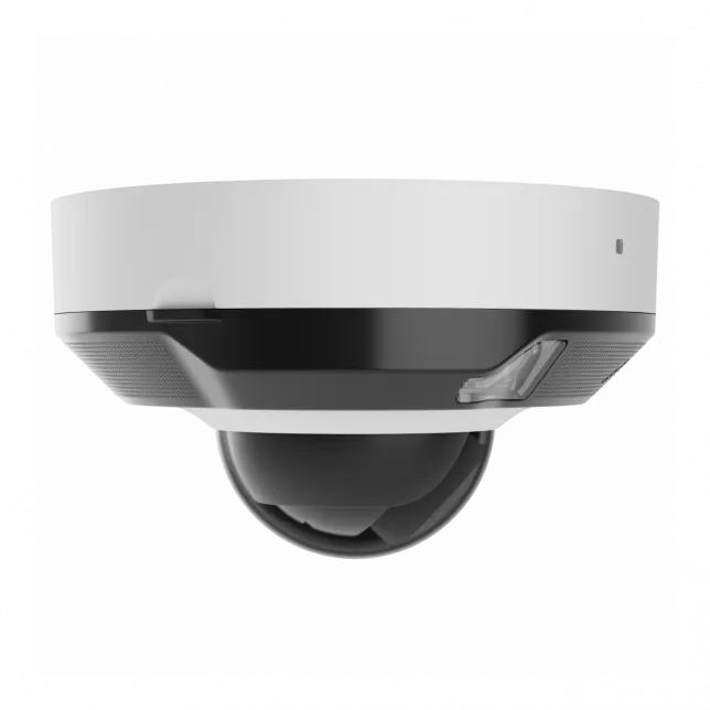 IP-Камера дротова Ajax DomeCam Mini HL white, 8мп, 2.8мм, гібридне підсвічування IR 15м, білий Led 15м, Poe, True WDR, IP 65, ІЧ 15м, аудіо, кут огляду 100° до 110°, міні купольна, біла