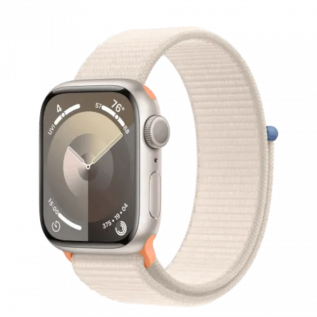 б/у Apple Watch Series 9 GPS 45mm Starlight Aluminum Case with Starlight Sport Loop