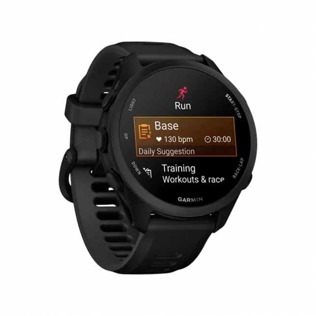 Смарт-годинник Garmin Forerunner 70 Black з чорним ремінцем