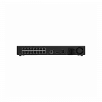 Мережевий відеореєстратор Ajax NVR H2D16PAC 16 black, HDMI 4K, 2 HDD, 16 PoE, 16 каналів, чорний, 140916.122.BL1
