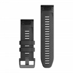 Ремінець QuickFit 26 мм, Graphite темно-сірий силіконовий