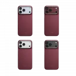 Чохол Pitaka Edge Ultra-Slim Argyle для iPhone 18 Pro/17 Pro Burgundy