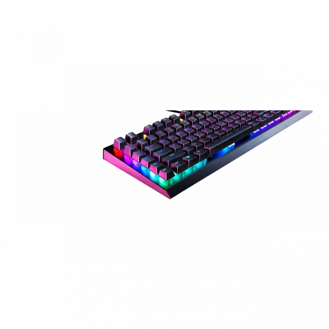 Клавіатура механічна Razer BlackWidow V4 X 110key, Green Switch, USB-A, EN/RU, RGB, чорний