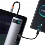 Перехідник Baseus HUB 8-in-1 Type-C Space Gray