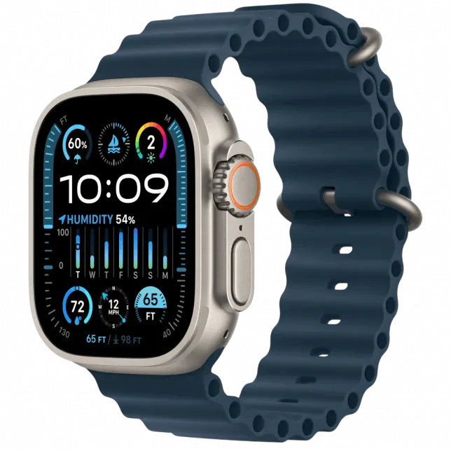 б/у Apple Watch Ultra 2 GPS + LTE 49mm Titanium Case with Blue Ocean Band
