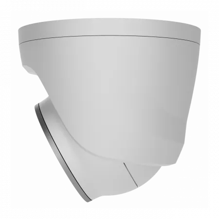 IP-камера дротова Ajax TurretCam HLVF 8 MP White, 2.8–12 мм, PoE, True WDR, IP67, ІЧ 60 м, LED 40 м, аудіо, кут огляду 31° до 111°, вулична, біла, 126283.197.WH1