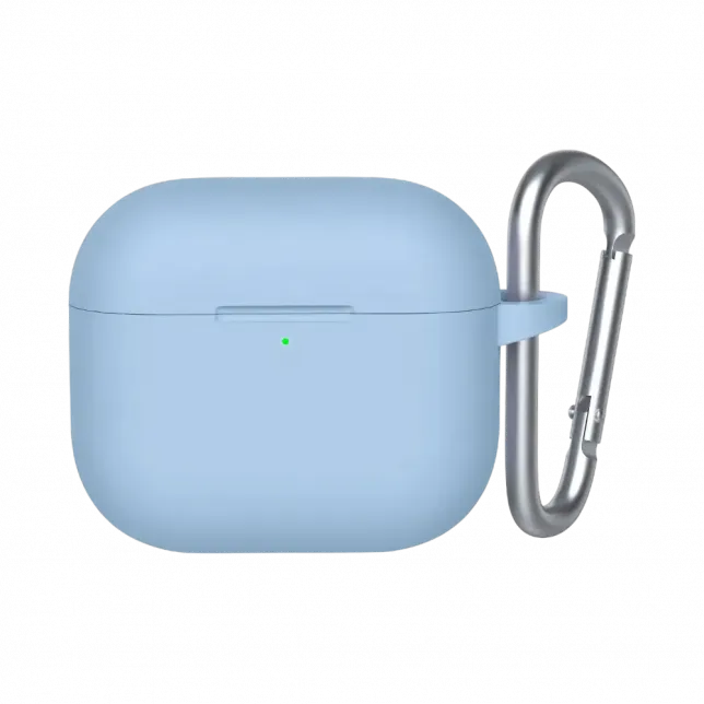 Чохол Blueo Liquid Silicone Case+Carbine для AirPods 4 Sky Blue