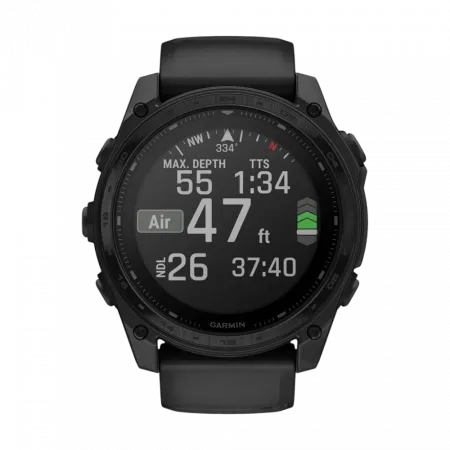 Смарт-годинник Garmin Tactix 8 51 мм Solar З сонячною підзарядкою та балістичним калькулятором Applied Ballistics Ultralight