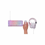 Миша HyperX Pulsefire Haste 2, RGB, USB-A/WL/BT, білий
