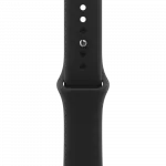 Apple Watch Series 12 GPS 42mm Black Aluminum Case with Black Sport Band S/M (MJEA4)