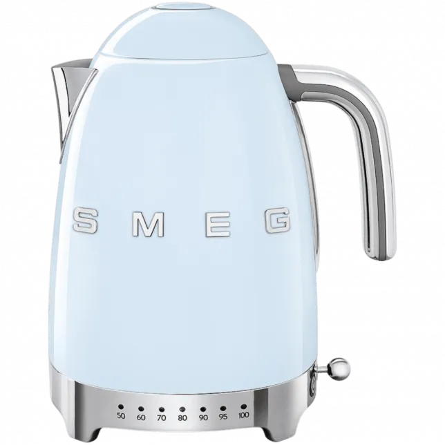 Чайник електричний з регулятором температури Smeg (Blue)
