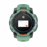 Смарт-годинник Garmin Instinct 3 45 мм, AMOLED Neotropic зелений з Neotropic зеленим силіконовим ремінцем