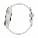 Смарт-годинник Garmin Vivoactive 5 Cream Gold Aluminum Bezel з корпусом кольору слонова кістка Ivory та силіконовим ремінцем