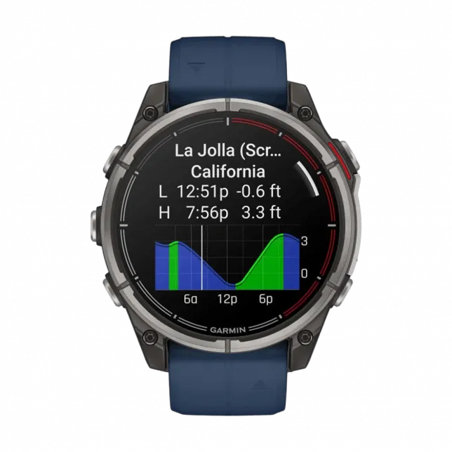 Смарт-годинник Garmin Quatix 8 47мм AMOLED Морський GPS смартгодинник з AMOLED екраном