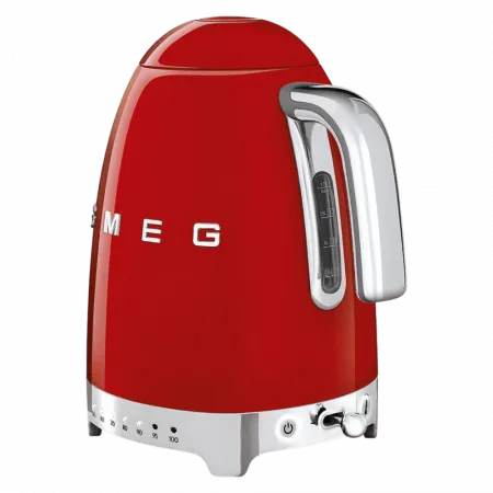 Чайник електричний з регулятором температури Smeg (Red)