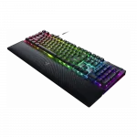 Клавіатура механічна Razer BlackWidow V4, 114key, Yellow Switch, USB-A, EN/RU, RGB, чорний