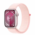 б/у Apple Watch Series 9 GPS 41mm Pink Aluminum Case with Light Pink Sport Loop