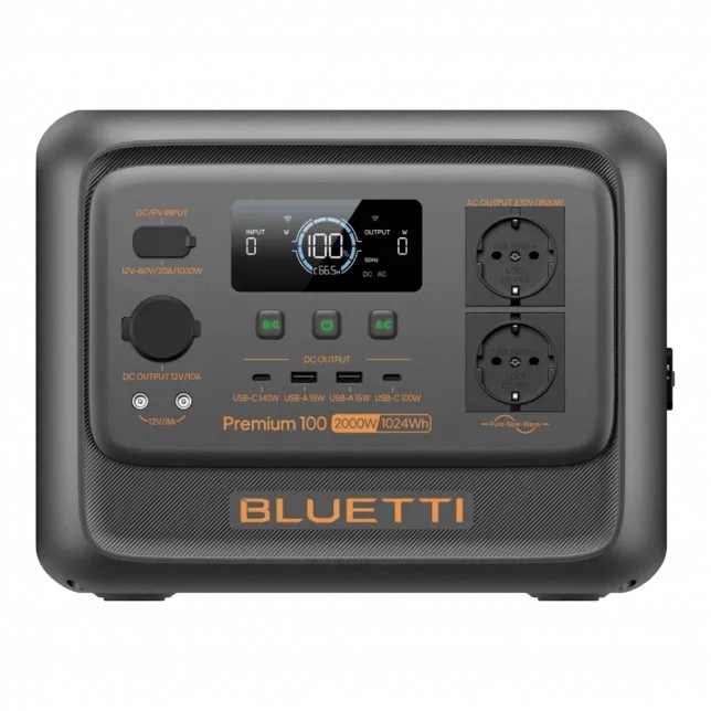 Зарядна станція Bluetti Premium 100 V2 2000Вт 1024 Втч LiFePO4