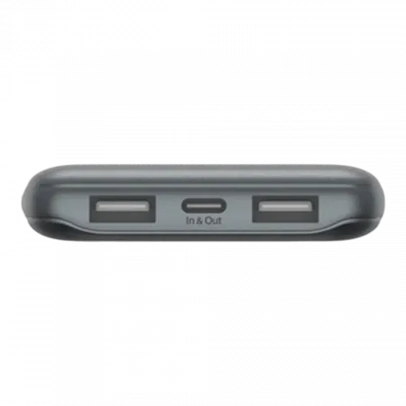 Повербанк Belkin 10000mAh 15W 2xUSB-A/1xUSB-C, Gray