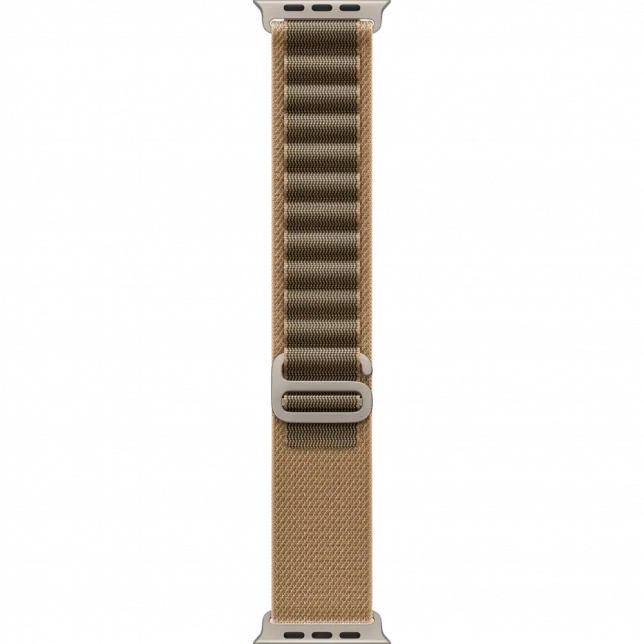 Apple Watch Ultra 4 GPS + LTE, 49mm Black Natural Titanium with Desert Alpine Loop - Medium (MJAF4)