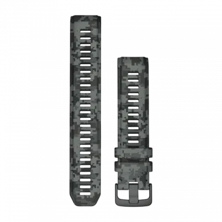 Ремінець 22 мм, (Instinct 2 серія) Graphite Camo сірий силіконовий