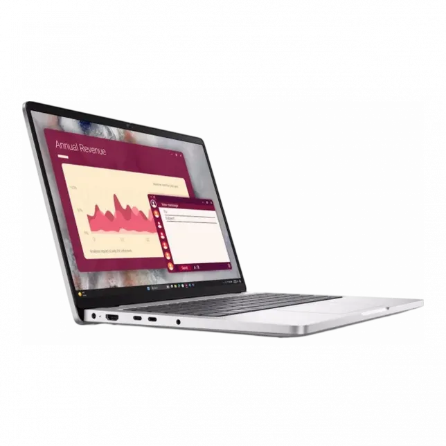 Ноутбук Dell Pro 14 14" FHD+ AG, Intel U7-255U, 32GB, F512GB, UMA, Win11P, сріблястий, US клавіатура