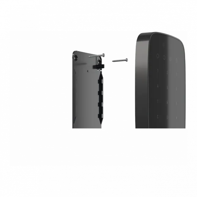 Бездротова сенсорна клавіатура Ajax Keypad Plus, jeweller, бездротовий, чорний (26077.83.BL1)