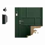 Відеодзвінок Ajax Doorbell, універсальне встановлення, 4 мп, 155° вертикальний 90° горизонтальний, іч 6м, дальнісь виявлення руху 4м, штучний інтелект, wi-fi, білий
