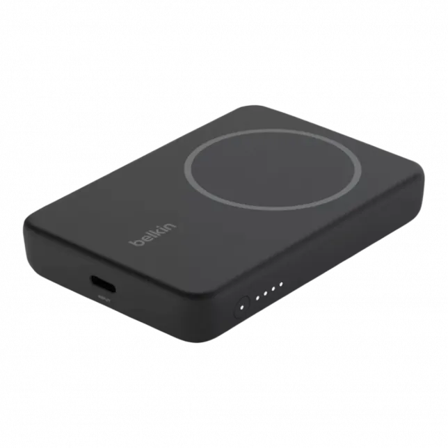Магнітний повербанк Belkin MagSafe Wireless with Stand 5000mAh Black
