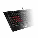 Клавіатура мембранна MSI Vigor GK20 UA 104key, USB-A, EN/UKR/RU, ColorLED, чорний