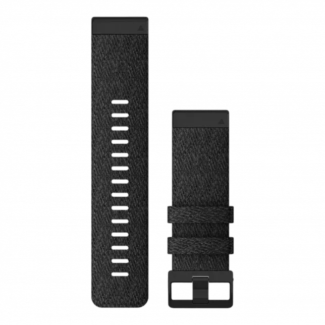 Ремінець QuickFit 26 мм, Heathered Black чорний нейлоновий