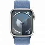 б/у Apple Watch Series 9 GPS 41mm Silver Aluminum Case with Winter Blue Sport Loop