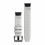 Ремінець QuickFit 22 мм, Carrara White білий силіконовий