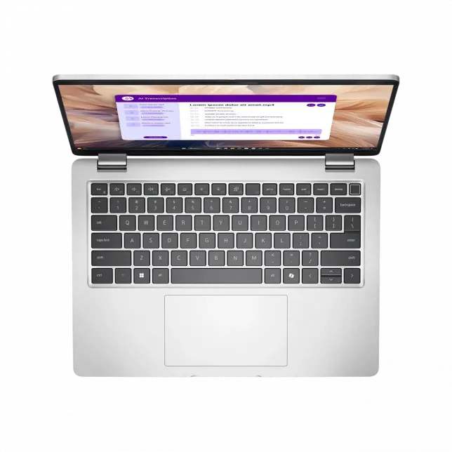 Ноутбук Dell Pro 14 Plus 14" FHD+ AG, Intel U7-268V, 32GB, F512GB, UMA, Win11P, сріблястий, US клавіатура