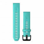 Ремінець QuickFit 20 мм, Aqua бірюзовий силіконовий