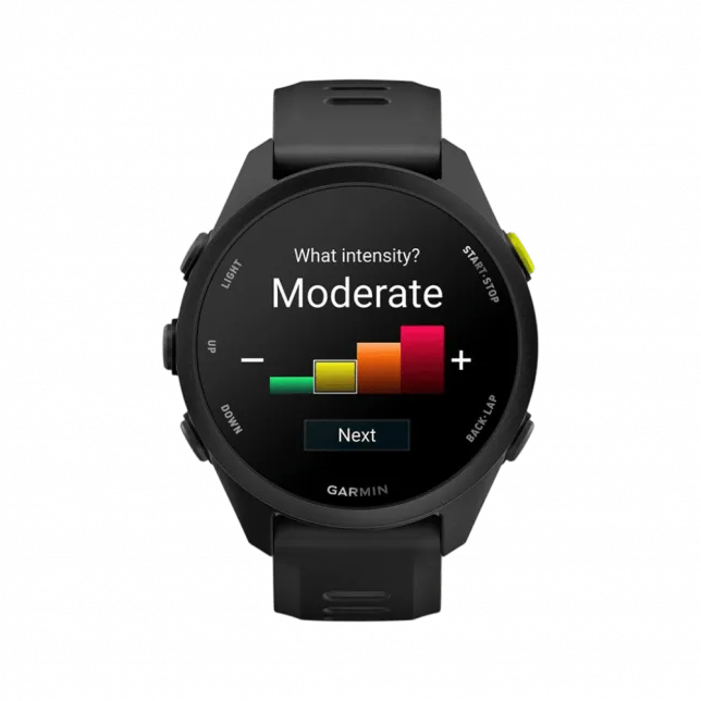 Смарт-годинник Garmin Forerunner 70 Black з чорним ремінцем