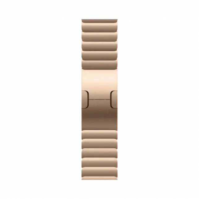 Apple Watch Series 11 GPS, 42mm Gold Titanium Case with Gold Link Bracelet