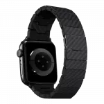 Ремінець PITAKA Carbon Fiber Watch Band Modern for Apple Watch 49/45/44mm, Black/Grey
