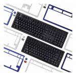 Клавіатура механічна HyperX Alloy Rise 106key, Red, USB-A, EN/UA, RGB, чорний